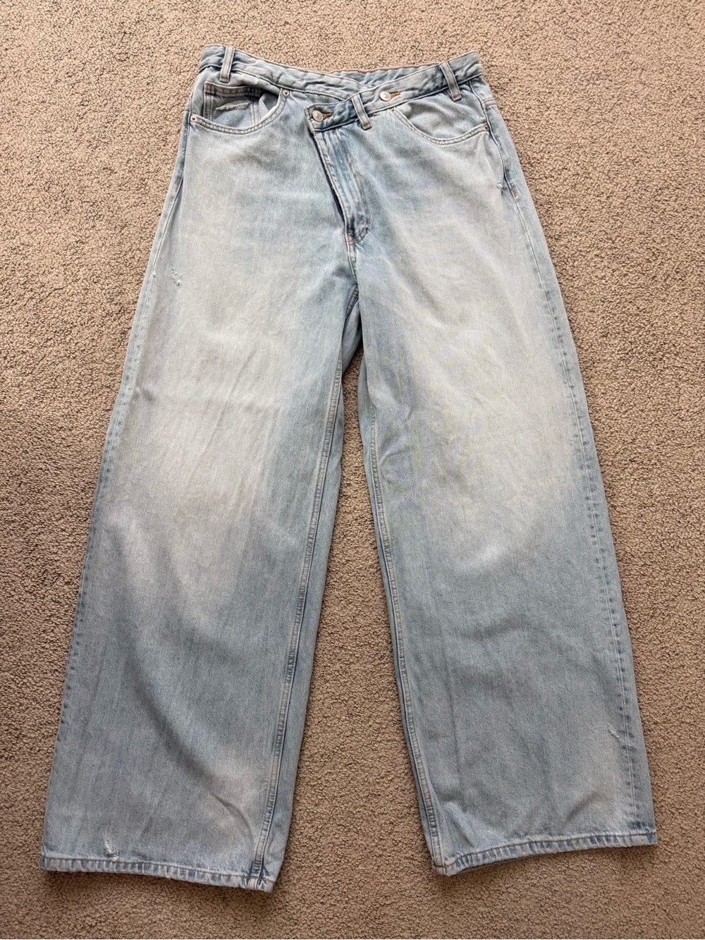 Light Blue Wide-Leg  Women’s Jeans